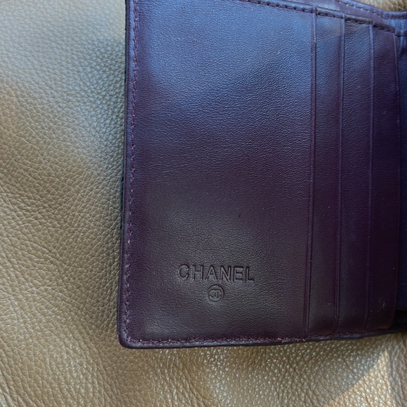 Chanel Compact Wallet - Chanel Caviar Leather Wallet - Womens Accessories - Mini - Picture 3 of 7